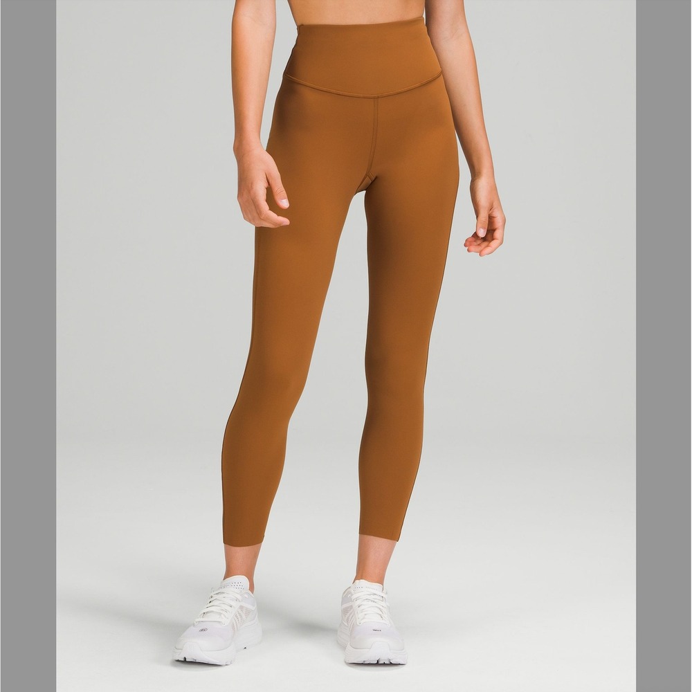 Lululemon Align High-Rise Pant 25 Copper Brown Yoga Leggings SIZE 16